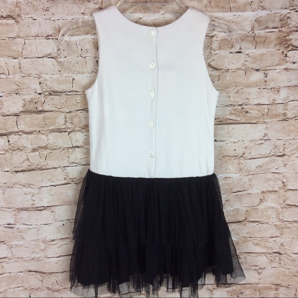 New Beetlejuice of London Heart Tulle Dot Dress - Picture 4 of 6